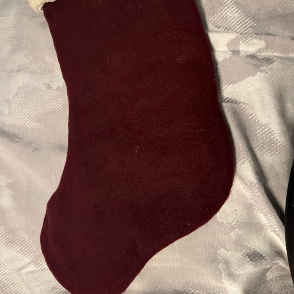 NEW Set of TWO Cute Snowman Christmas Stocking!Plus a mini Red Sticking Bag. NEW - Picture 7 of 16
